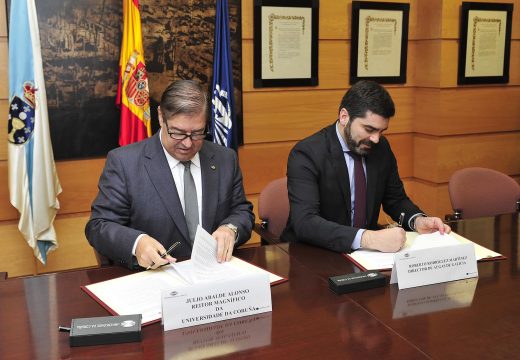 Augas de Galicia e a Universidade da Coruña colaborarán para achegar o ámbito profesional e o académico